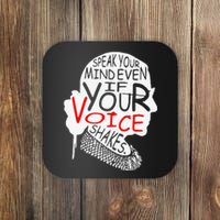 Speak Your Mind Even If Your Voice Shakes RBG 's Rights Coaster