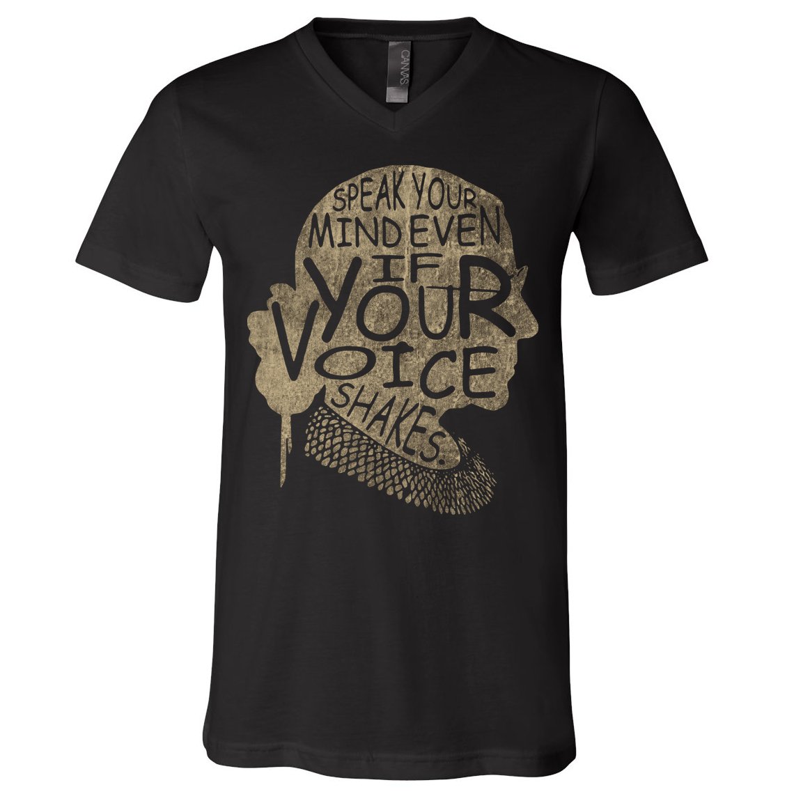 Speak Your Mind Even If Your Voice Shake V-Neck T-Shirt