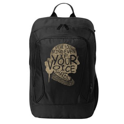 Speak Your Mind Even If Your Voice Shake City Backpack
