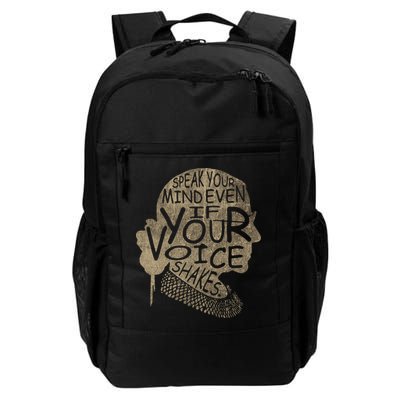 Speak Your Mind Even If Your Voice Shake Backpack