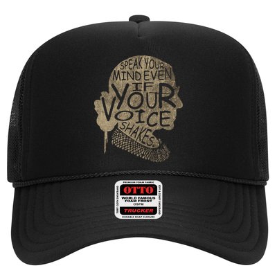 Speak Your Mind Even If Your Voice Shake Trucker Hat