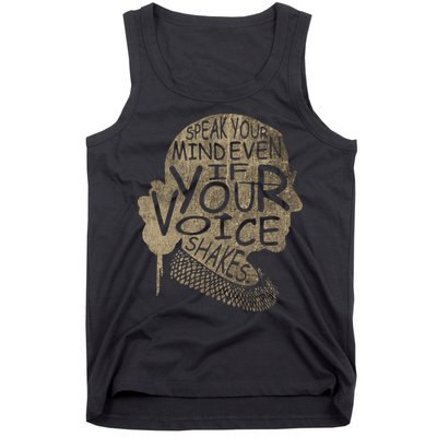 Speak Your Mind Even If Your Voice Shake Tank Top