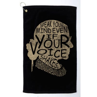 Speak Your Mind Even If Your Voice Shake Golf Towel