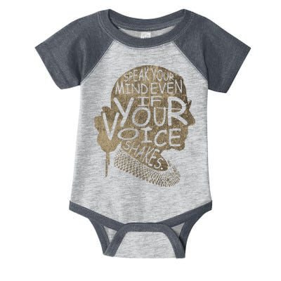 Speak Your Mind Even If Your Voice Shake Infant Baby Jersey Bodysuit