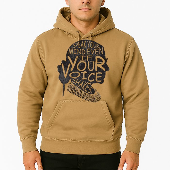 Speak Your Mind Even If Your Voice Shake Hoodie