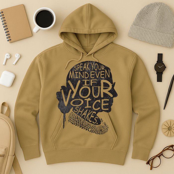 Speak Your Mind Even If Your Voice Shake Hoodie