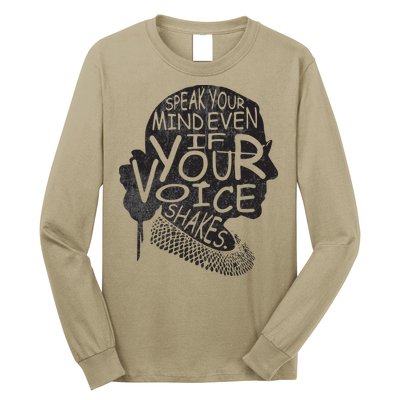 Speak Your Mind Even If Your Voice Shake Long Sleeve Shirt