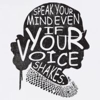 Speak Your Mind Even If Your Voice Shake Garment-Dyed Sweatshirt
