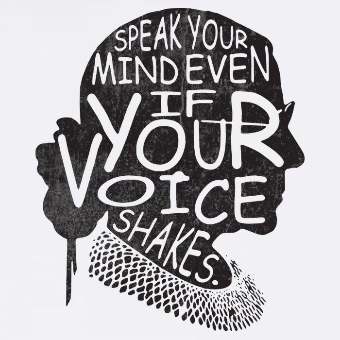 Speak Your Mind Even If Your Voice Shake Garment-Dyed Sweatshirt