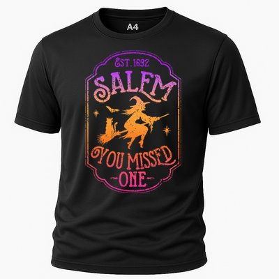 Salem You Missed One Halloween Feminist Witch Trials Cooling Performance Crew T-Shirt