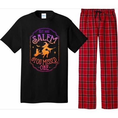 Salem You Missed One Halloween Feminist Witch Trials Pajama Set