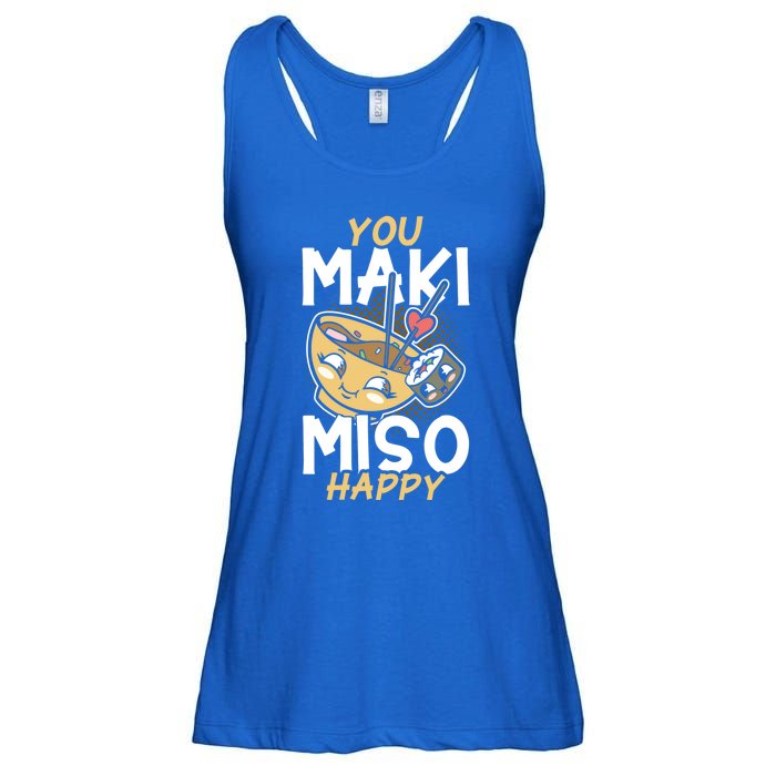 Sushi You Maki Miso Happy Sushi Lover Gift Ladies Essential Flowy Tank