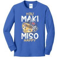 Sushi You Maki Miso Happy Sushi Lover Gift Kids Long Sleeve Shirt