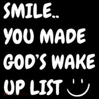Smile You Made GodS Wake Up List Christian Jesus Apparel Baby Bodysuit