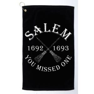 Salem You Missed One Witch Trials Brooms Platinum Collection Golf Towel