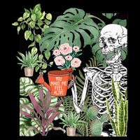 Skeleton You Make Me Feel Alive Funny Plant 16 in Basic Backpack