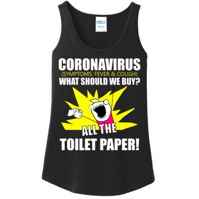 Symptoms Cough Fever Buy All The Toilet Paper Coronapocalypse Ladies Essential Tank