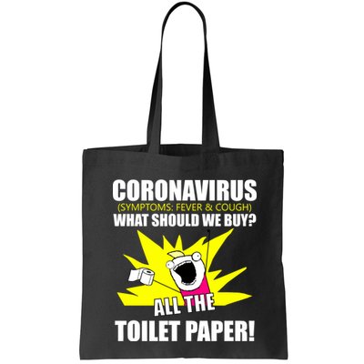 Symptoms Cough Fever Buy All The Toilet Paper Coronapocalypse Bag