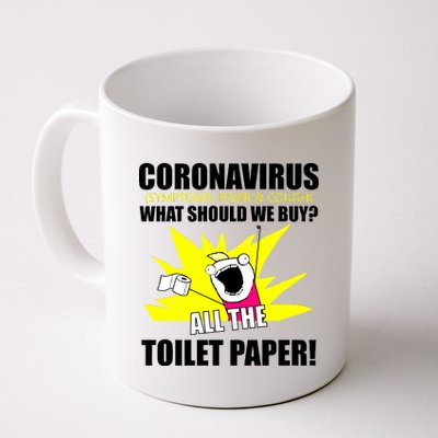 Symptoms Cough Fever Buy All The Toilet Paper Coronapocalypse Coffee Mug