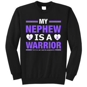 Support Your Nephew Testicular Cancer Awareness Sweatshirt