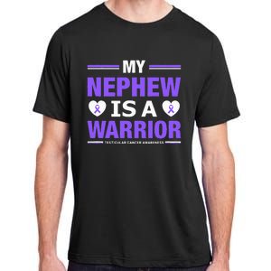 Support Your Nephew Testicular Cancer Awareness Adult ChromaSoft Performance T-Shirt