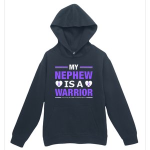 Support Your Nephew Testicular Cancer Awareness Urban Pullover Hoodie