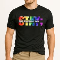 Stay Your Own Story Is Not Over Suicide Awareness Meaningful Gift Cooling Performance Crew T-Shirt