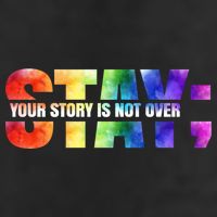 Stay Your Own Story Is Not Over Suicide Awareness Meaningful Gift 11oz C Handle Ceramic Mug