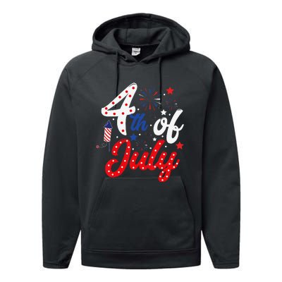 Show Your Patriotism 4Th July America Independence Day Performance Fleece Hoodie