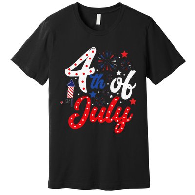 Show Your Patriotism 4Th July America Independence Day Premium T-Shirt