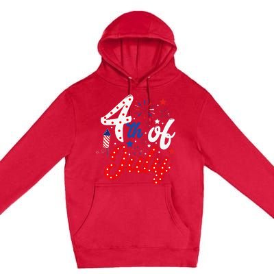 Show Your Patriotism 4Th July America Independence Day Premium Pullover Hoodie