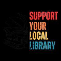 Support Your Public Library Back To School Librarian 16 in Basic Backpack