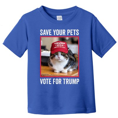 Save Your Pets Vote For Trump Us Election Toddler T-Shirt