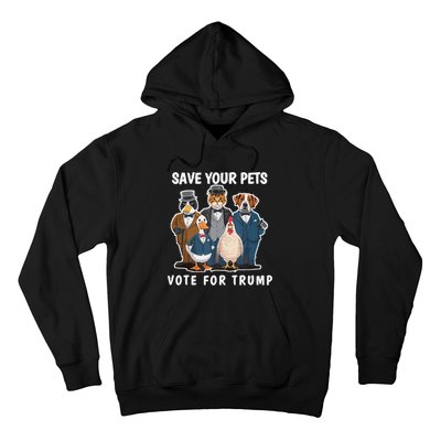 Save Your Pets And Vote For Trump Hoodie