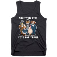 Save Your Pets And Vote For Trump Tank Top