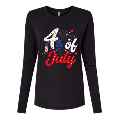 Show Your Patriotism 4Th July America Independence Day Womens Cotton Relaxed Long Sleeve T-Shirt