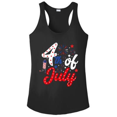 Show Your Patriotism 4Th July America Independence Day Ladies PosiCharge Competitor Racerback Tank