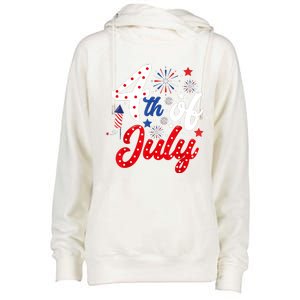 Show Your Patriotism 4Th July America Independence Day Womens Funnel Neck Pullover Hood