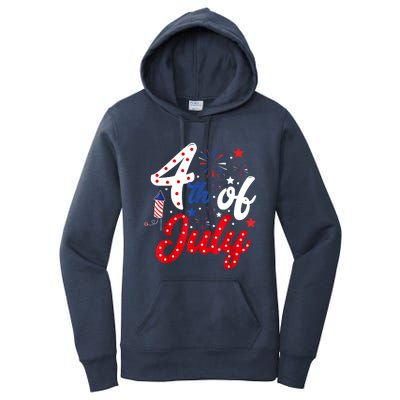 Show Your Patriotism 4Th July America Independence Day Women's Pullover Hoodie