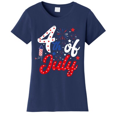 Show Your Patriotism 4Th July America Independence Day Women's T-Shirt