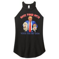 Save Your Pets Vote For Trump Us Election Women's Perfect Tri Rocker Tank