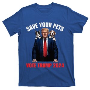 Save Your Pets Vote For Trump Us Election Quote Vote T-Shirt