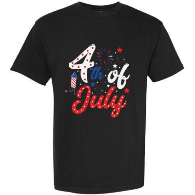 Show Your Patriotism 4Th July America Independence Day Garment-Dyed Heavyweight T-Shirt