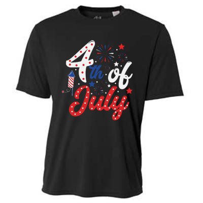 Show Your Patriotism 4Th July America Independence Day Cooling Performance Crew T-Shirt