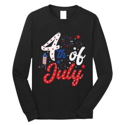 Show Your Patriotism 4Th July America Independence Day Long Sleeve Shirt