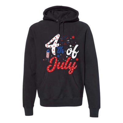 Show Your Patriotism 4Th July America Independence Day Premium Hoodie