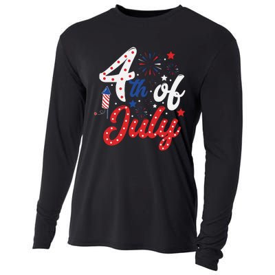 Show Your Patriotism 4Th July America Independence Day Cooling Performance Long Sleeve Crew