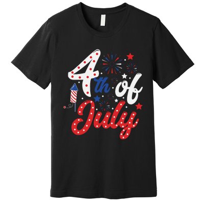 Show Your Patriotism 4Th July America Independence Day Premium T-Shirt