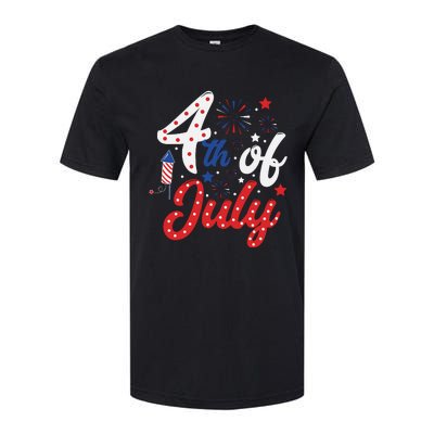 Show Your Patriotism 4Th July America Independence Day Softstyle CVC T-Shirt