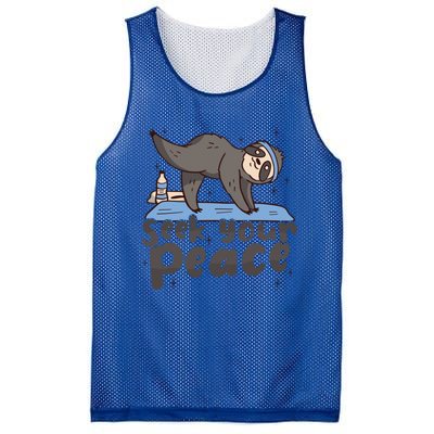 Seek Your Peace Yoga Instructor Meditation Yoga Gift Mesh Reversible Basketball Jersey Tank